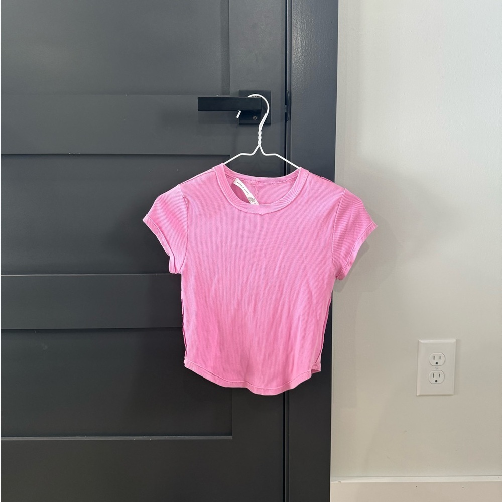 Altar’d State Baby Tee Pink Women’s Size Small - Picture 9 of 9